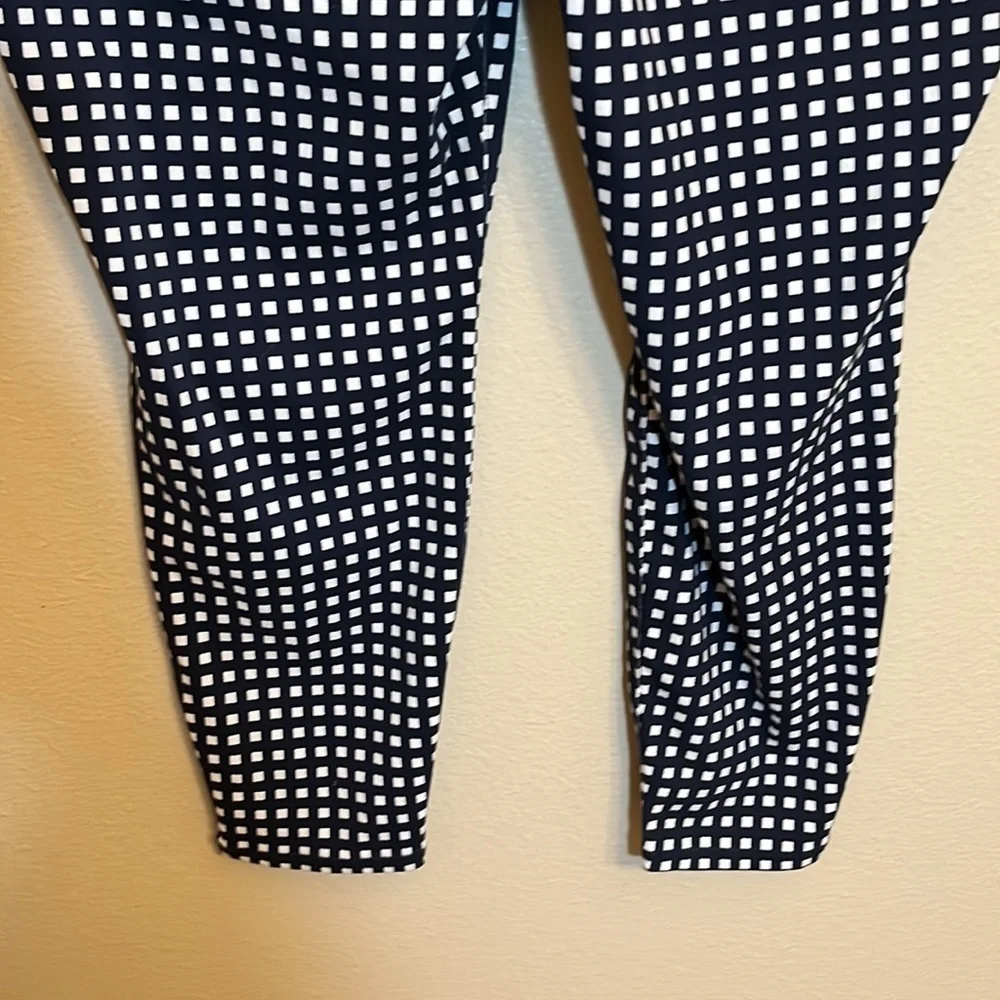 Legacy Navy Checkered Plus Size Pants